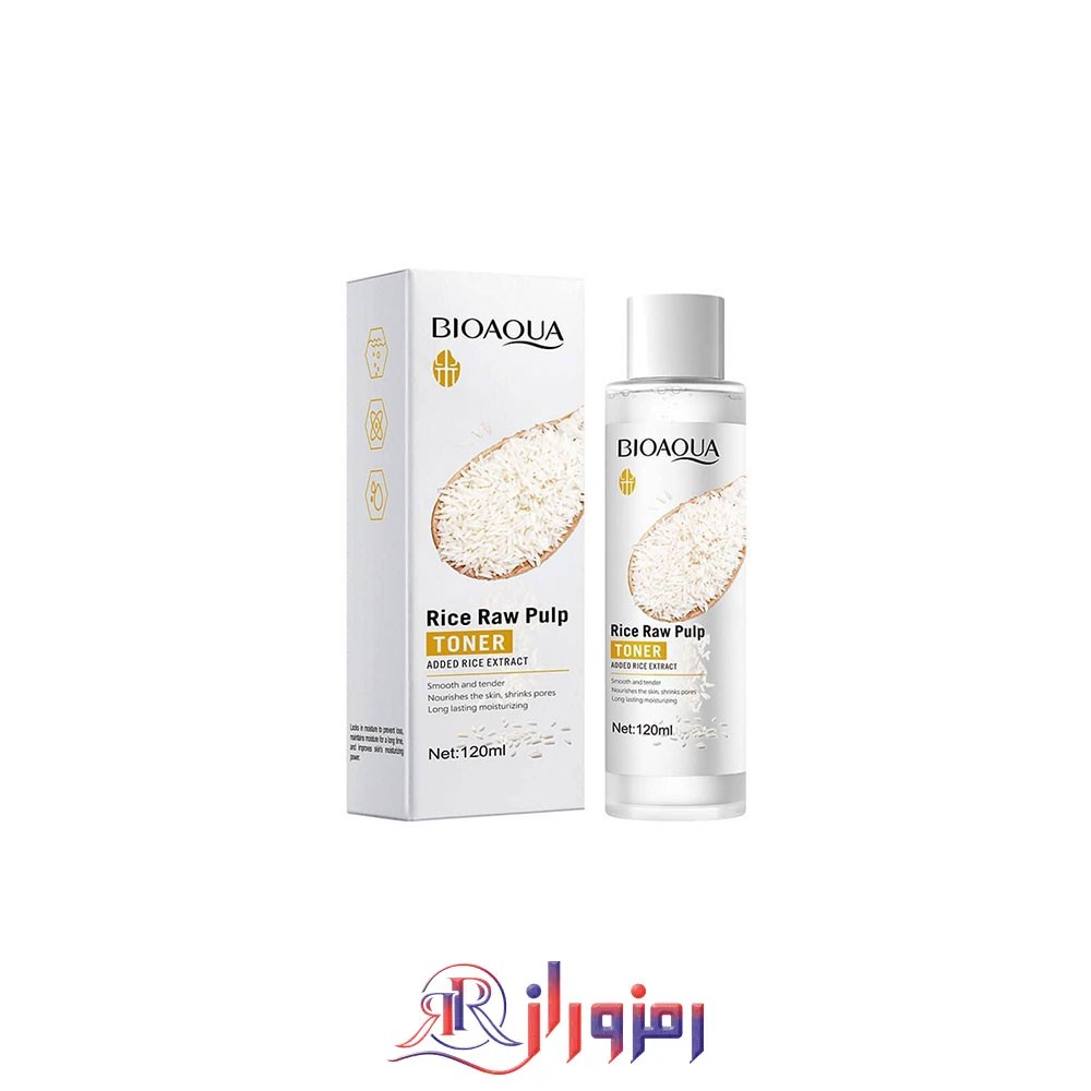 تونر برنج بیواکوا bioaqua حجم 120میل